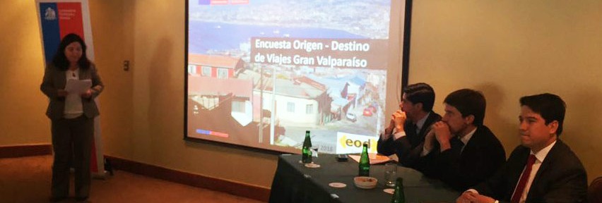 Ministerio presenta resultados de la encuesta origen destino del Gran Valparaiso