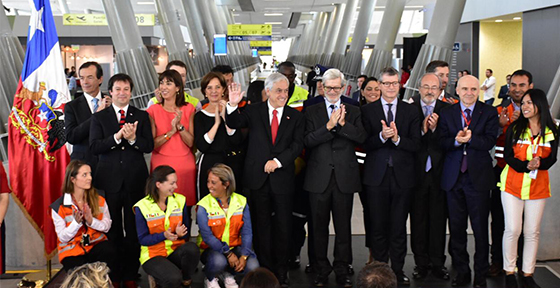 Gobierno abre primera sala de embarque del nuevo eropuerto de Santiago: Espigón C enfrentará auge de pasajeros en transporte aéreo