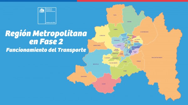 Detallamos funcionamiento del transporte público, terrestre y aéreo durante paso 2 de la Región Metropolitana