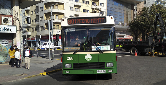 Vuelve el servicio de trolebuses a Avenida Pedro Montt de Valparaíso
